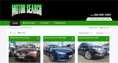 Desktop Screenshot of motorsearch.com.au